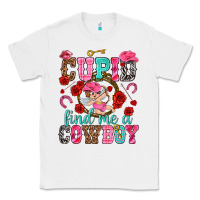 White cupid find me a cowboy Classic Tee - NancyCooperArtShop
