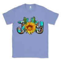Colony Blue joy with sunflower and cactus ado Classic Tee - AdoDesignShop