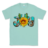 Seafoam joy with sunflower and cactus ado Classic Tee - AdoDesignShop