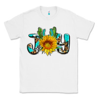 White joy with sunflower and cactus ado Classic Tee - AdoDesignShop