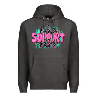 Charcoal Heather babes support babes Premium Hoodie - JahusDesignShop