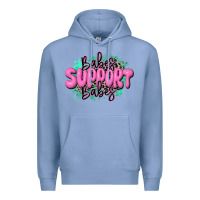 Colony Blue babes support babes Premium Hoodie - JahusDesignShop