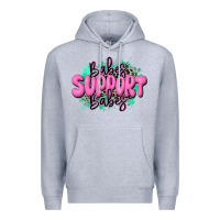 Heather Grey babes support babes Premium Hoodie - JahusDesignShop