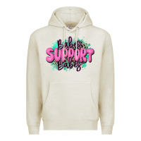 Oatmeal Heather babes support babes Premium Hoodie - JahusDesignShop