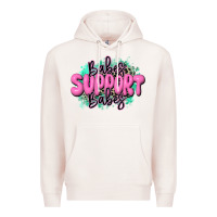 Pale Pink babes support babes Premium Hoodie - JahusDesignShop