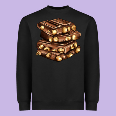 Nut And Chocolate Heavyweight Sweatshirt Designed By Adodesignshop