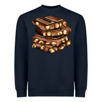 Navy nut and chocolate Heavyweight Sweatshirt - AdoDesignShop