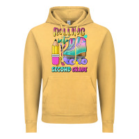 Vintage Mustard rolling into second grade Vintage Hoodie - BundleAndBundleShop