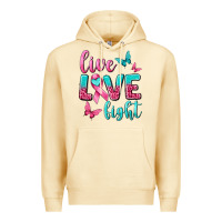 Pina Colada live love fight breast cancer Premium Hoodie - texasbilliewilder