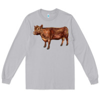 Moon Dust red angus cow Long Sleeve Tee - LillyAllenDesigns