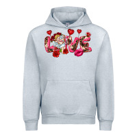 Heather Grey Love Valentine's Day Urban Hoodie - HowdyJamesFarm