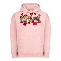 Pigment Salmon Love Valentine's Day Urban Hoodie - HowdyJamesFarm