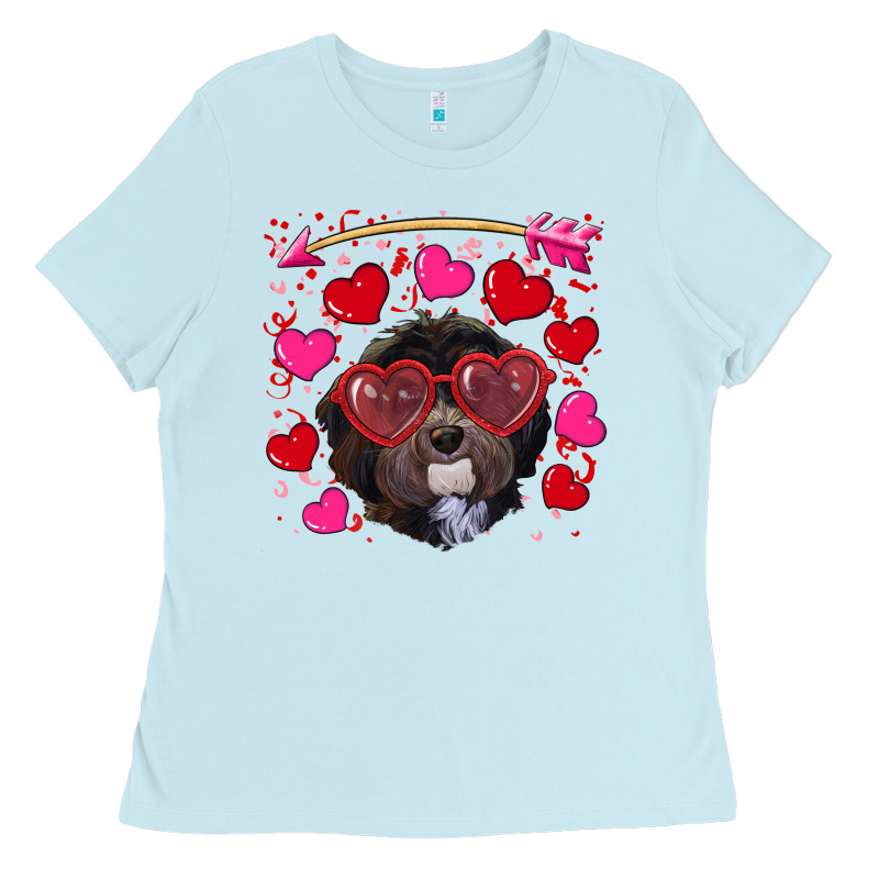 Valentine's Day Havanese Dog Ladies Tee by RanaPortraitStore | Teevron