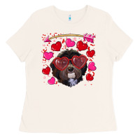Bone Valentine's day havanese dog Ladies Tee - RanaPortraitStore