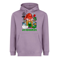Lavender cashier  life gnome Heavyweight Hoodie - BarkalooDesign