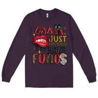 Plum girls just wanna have funds Long Sleeve Tee - JahusDesignShop