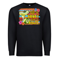 Black life is short make it salty Premium Sweatshirt - Jasminsmagicworld