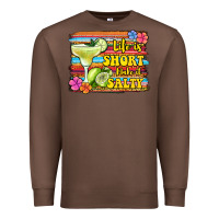 Chestnut life is short make it salty Premium Sweatshirt - Jasminsmagicworld