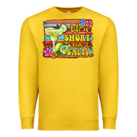 Lemon life is short make it salty Premium Sweatshirt - Jasminsmagicworld