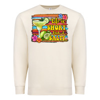 Sandshell life is short make it salty Premium Sweatshirt - Jasminsmagicworld