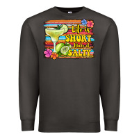 Smoke life is short make it salty Premium Sweatshirt - Jasminsmagicworld