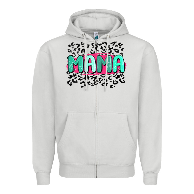 Mama Leopard Zipper Hoodie by MaliasSmallBusiness | Teevron