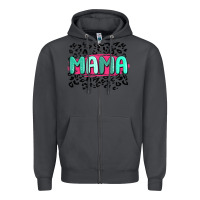 Smoke mama leopard Zipper Hoodie - MaliasSmallBusiness