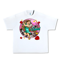 White cupid with arrows and stars Urban Heavy Tee - AdoDesignShop