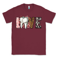 Burgundy love dentist life Classic Tee - Jasminsmagicworld