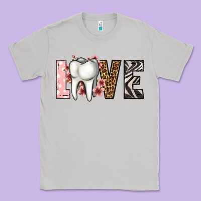 Love Dentist Life Classic Tee Designed By Jasminsmagicworld