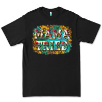 Black western mama tried with sunflowers and gemstone Premium Tee - texasbilliewilder