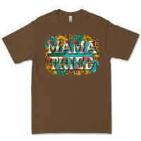 Cacao western mama tried with sunflowers and gemstone Premium Tee - texasbilliewilder