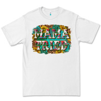 White western mama tried with sunflowers and gemstone Premium Tee - texasbilliewilder