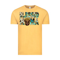Vintage Mustard blessed mama Vintage Tee - JahusDesignShop