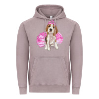 Vintage Zinc balerina beagle with tutu Vintage Hoodie - RanaPortraitStore
