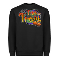 Black trick or treat black Heavyweight Sweatshirt - JahusDesignShop