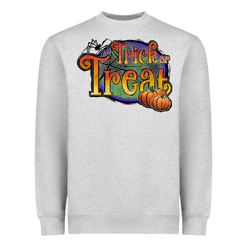 Trick Or Treat Black Heavyweight Sweatshirt by JahusDesignShop | Teevron