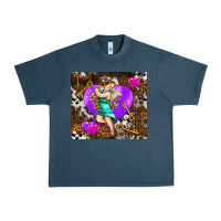 Midnight Navy cupid and heart Urban Heavy Tee - AdoDesignShop
