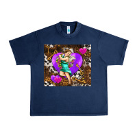 Navy cupid and heart Urban Heavy Tee - AdoDesignShop