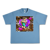 Pebble Blue cupid and heart Urban Heavy Tee - AdoDesignShop