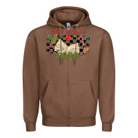 Chestnut one merry para Zipper Hoodie - MaliasSmallBusiness