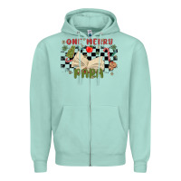 Seafoam one merry para Zipper Hoodie - MaliasSmallBusiness