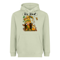 Matcha bee kind gnome Heavyweight Hoodie - BarkalooDesign