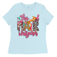 Baby Blue the hair whisperer Ladies Tee - texasbilliewilder