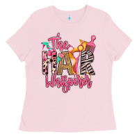 Bubblegum Pink the hair whisperer Ladies Tee - texasbilliewilder