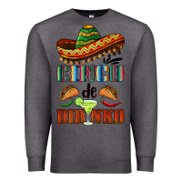 Charcoal Heather cinco de dirinko sombrero Premium Sweatshirt - BarkalooDesign