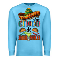 Ocean Blue cinco de dirinko sombrero Premium Sweatshirt - BarkalooDesign