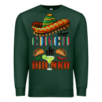 Sports Green cinco de dirinko sombrero Premium Sweatshirt - BarkalooDesign