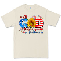 With God All Things Are Possible Usa Premium Tee | Teevron