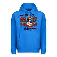 True Royal la mama mos chingona Premium Hoodie - texasbilliewilder